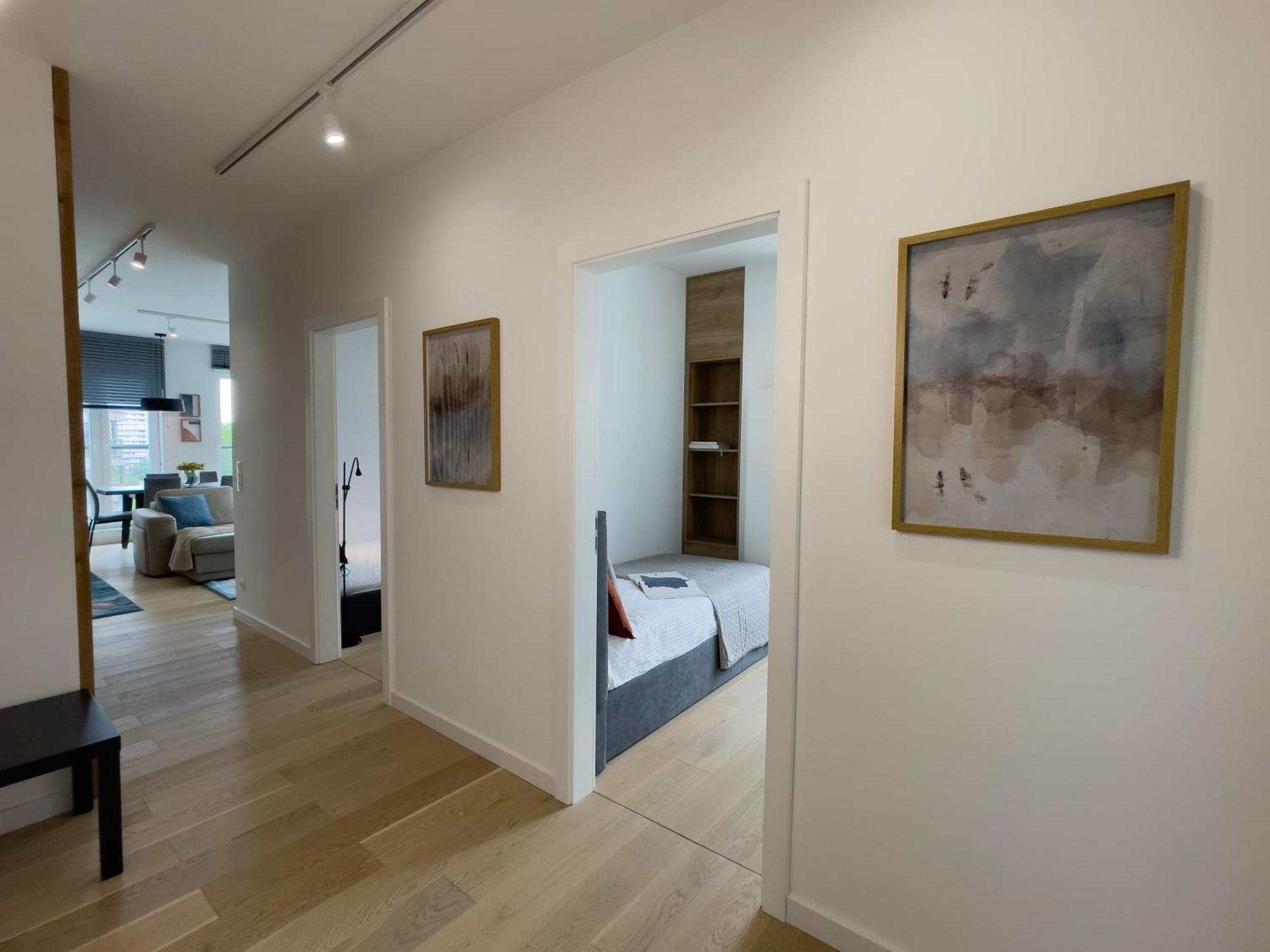 Urban Premium Sokolska 30a Towers No 58, 2 Free Garages, Gym & Sauna, Self Check-in Apartment